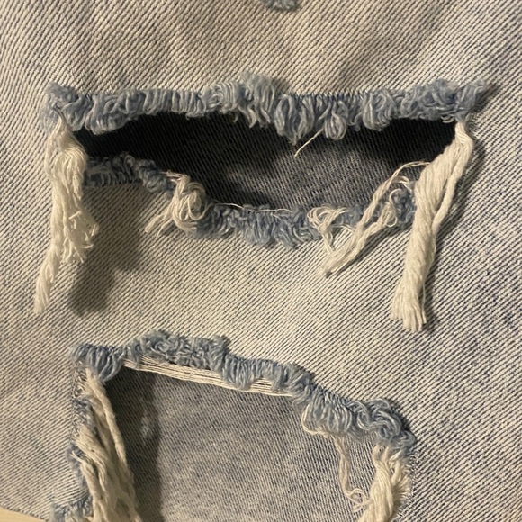 We The Free Light Blue Distressed High Rise Women Jeans - Picture 10 of 13